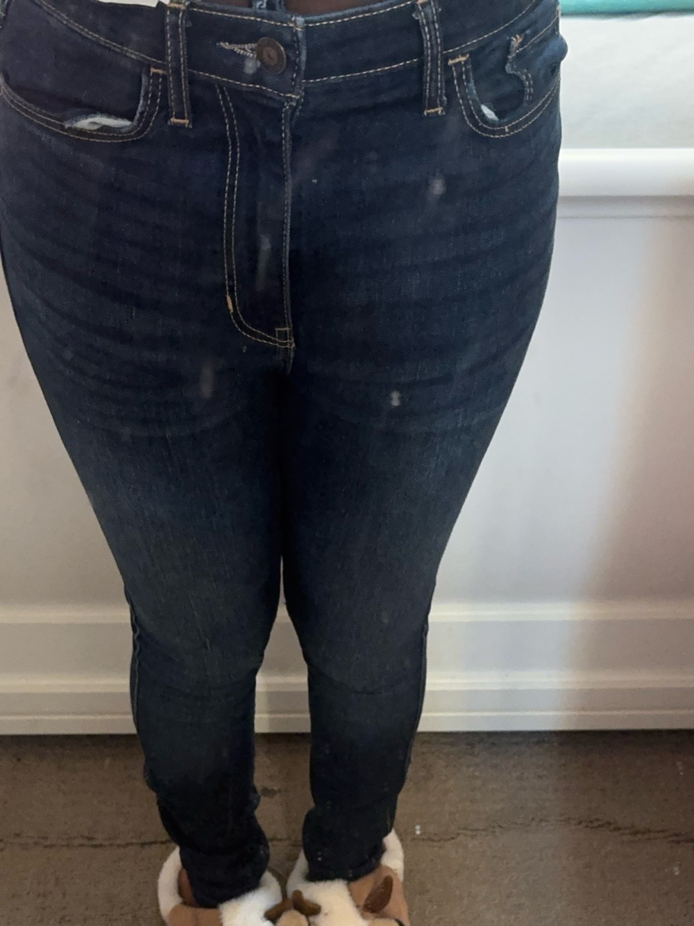 Vintage Hollister Dark Blue Skinny Jeans